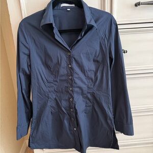 Walter Voulaz “tuxedo” collared shirt